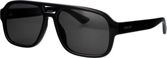 Gucci Stijlvolle zonnebril met Gg 1342S model - Heren - Zonnebrillen - Zwart - 59 MM - Accessoires