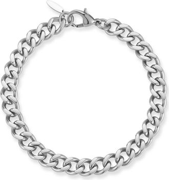 Yield of Men Mens Curb Chain Bracelet in Silver at Nordstrom Rack