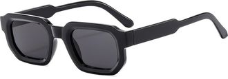 Generic Outdoor Mens Commuter Sunglasses Sport Driving Decorative Sun Glasses(Black)