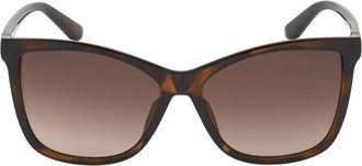 Guess Vierkante Zonnebril - Dames - Zonnebrillen - Bruin - 57 MM - Accessoires