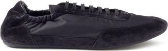 Prada Collapse Re-Nylon Suede Sneakers
