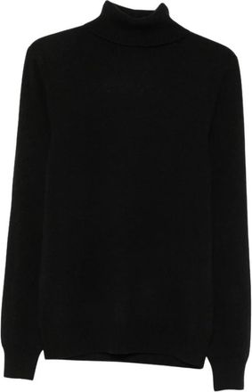 Malo Kasjmier coltrui - Heren - Cashmere truien - Zwart - XL - Kasjmier - Truien & Vesten