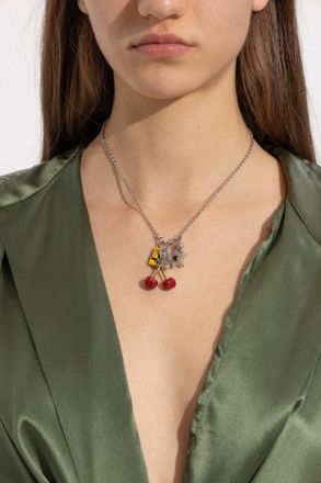 Marc Jacobs Necklace With Pendants, Womens, Silver
