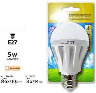 OEM Ampoule Led Globe - 5 W - Culot E27 - 6500 K - Para Interior - 1 Unidad