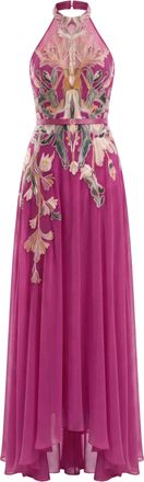 Saiid Kobeisy Embroidered Georgette Dress