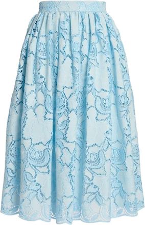Erdem Gonna midi a fiori - Blu