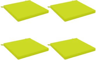vidaXL Cojines De Asiento De 4 Piezas Soest 4 Uds. 100% Poli&eacute;ster Vidaxl