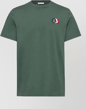 Moncler short sleeve crew neck cotton t shirt