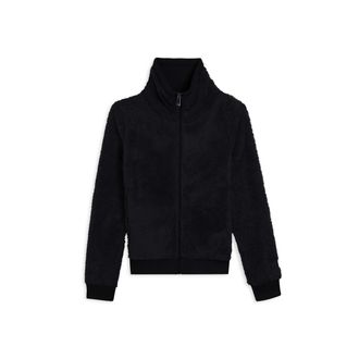 Freddy Felpa in pile sherpa con zip e collo alto