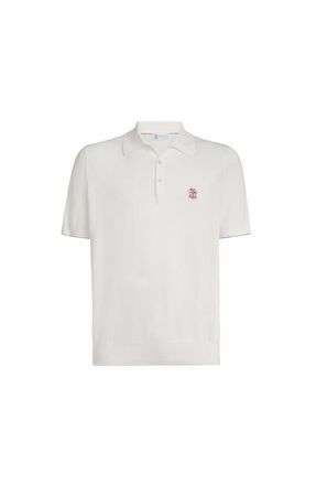 Brunello Cucinelli Lightweight knit Polo in Panama at Nordstrom, Size 50 It