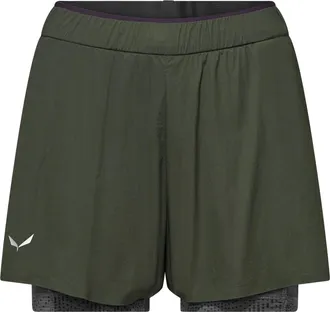 OEM Pantalones Cortos Salewa Pedroc 2 En 1 Para Mujer, Color Verde, 00-00000293095281 R S