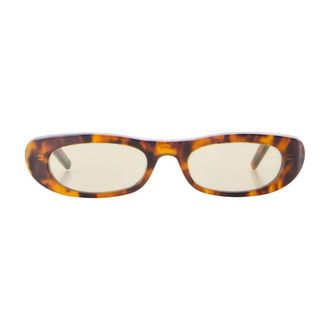 Saint Laurent SL Acetate Tortoiseshell Sunglasses - Brown