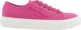Ferragamo Salvatore Ferragamo Ladies Hot Pink Mediterr Low Cut Sneakers, Brand Size 6.5