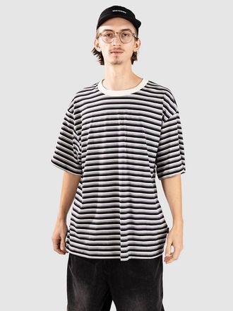 Blue Tomato Striped 180Gsm Camiseta negro