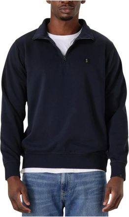 Butcher of Blue Hoodies & sweatvesten, Heren, Blauw, L, Army Half Zip Sweater