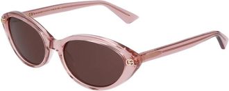 Gucci Cat-eye Zonnebril - Dames - Zonnebrillen - Roze - 54 MM - Accessoires