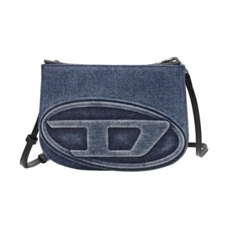 Diesel Dames, Tassen, Blauw, Maat: ONE Size Leer