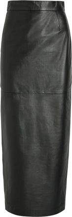 Skiim Gonna midi con inserti - Nero