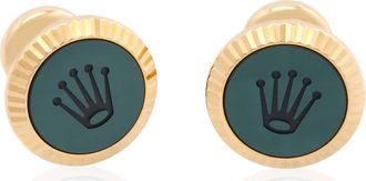 Rolex 18 kt Yellow Gold Fluted Cufflinks