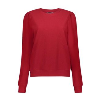 Geisha top met structuur en comfortabele pasvorm - 62605-21 - Dames - Ronde hals truien - Rood - L - Polyester - Truien & Vesten