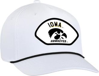 Ahead Mens Ahead White Iowa Hawkeyes Alto Rope Adjustable Hat at Nordstrom