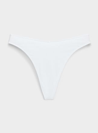 Miiyu Womens High-cut essential thong Organic cotton