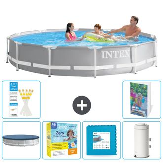 Intex Piscina Prism Frame Redonda - 366x76 Cm - 7-piezas S102