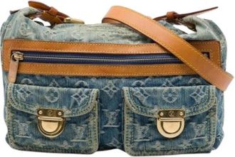 Louis Vuitton Pre-owned Baggy Schoudertas - Dames - Vintage Schoudertas - Blauw - ONE Size - Leer - Vintage