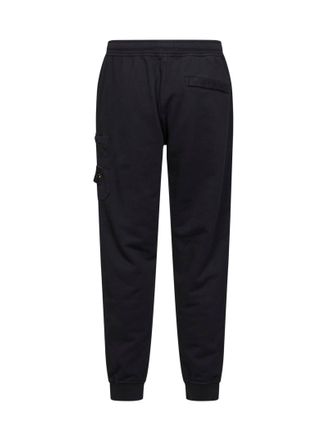 Stone Island Organic Cotton Cargo Joggers - Black