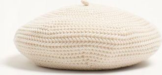 Valentino Garavani Chez Valentino Knitted Wool Beanie Man BUTTER UNI