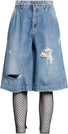 Dolce & Gabbana PARTES DE ABAJO - Shorts vaqueros en YOOX.COM
