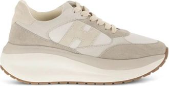 Hogan Maxi I Active Sneakers - Dames - Sneakers - Grijs - 40 EU - Leer - Schoenen