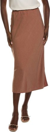 Bella Dahl Dnu Bella Dahl Side Slit Linen-Blend Bias Skirt