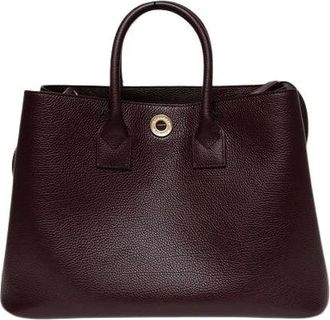 Burberry New Bermondsey Medium Leren Tote Bag - Dames - Tassen - Paars - Maat: ONE Size Leer