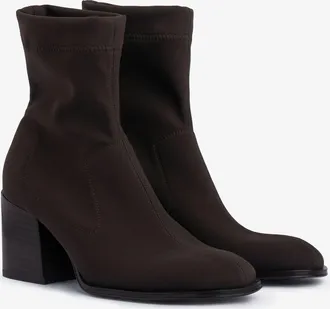 Pedro Garcia Boot midi heel in black microfiber| Marilo | Fall winter 25 | PEDRO GARCIA