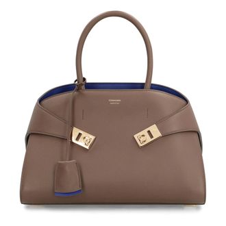 Ferragamo Handbags, female, Brown, ONE SIZE, Hug S Handbag