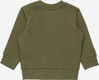 Diesel Boys Cotton Sweatshirt With Logo Militar Green Hoods & Sweatshirts