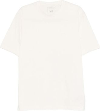 Yohji Yamamoto White Crew Neck T-Shirt