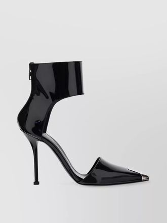 Alexander McQueen PUNK 105MM metallic toe pumps