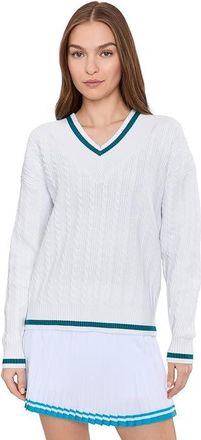 Beach Riot Montana Sweater Womens Sweater Birdie Blue : MD, Nylon/Polyester/Rayon