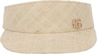 Ruslan Baginskiy White Textured Open Crown Hat