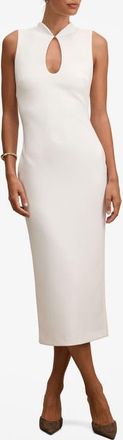 Ever New Frankie Cutout Sleeveless Body-Con Maxi Dress in Porcelain at Nordstrom, Size 12