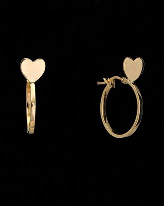 Italian Gold, Inc 14K Italian Gold Heart Hoops