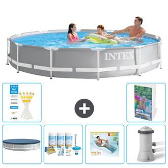 Intex Piscina Prism Frame Redonda - 366x76 Cm - 7-piezas S172