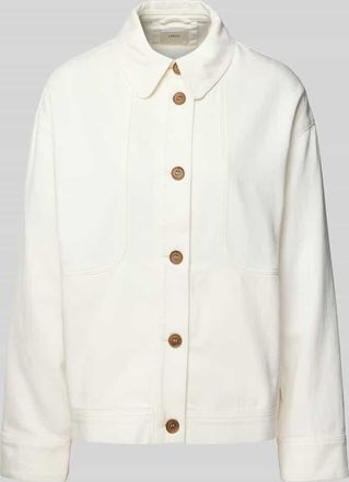 Lanius Lanius Jeansjacke mit Knopfleiste in Weiss, Gr&ouml;&szlig;e 34