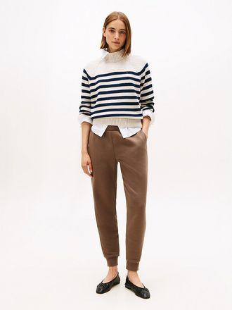 Tommy Hilfiger Womens Relaxed Solid Jogger - Brown - XXL