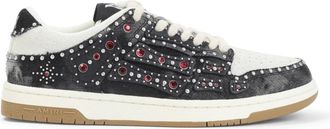 Amiri Stud Skel Top Low - Heren - Sneakers - Zwart - 48 EU - Katoen - Schoenen
