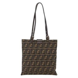 Fendi Pre-owned Vintage Tote Bag - Dames - Vintage Shopper - Bruin - ONE Size - Vintage