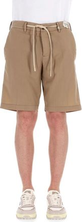 Myths Beige Bermuda Shorts Apollo Wol - Heren - Korte Broeken - Beige - S - Wol - Korte Broeken