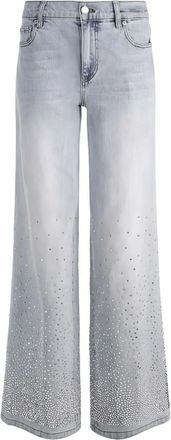 Alice & Olivia Jeans Amazing con decorazione - Grigio